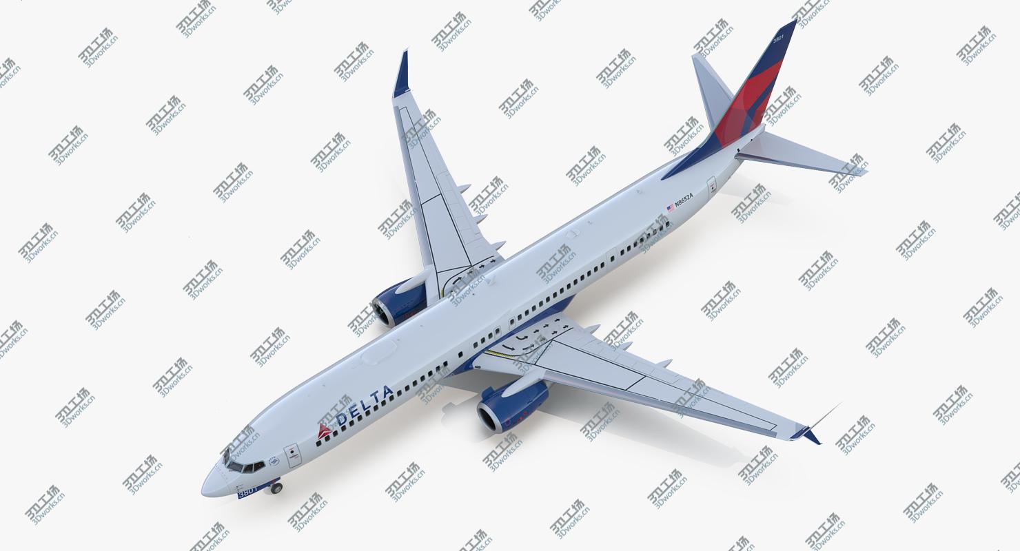 images/goods_img/2021040232/3D Boeing 737-900 with Interior and Cockpit Delta Air Lines model/2.jpg